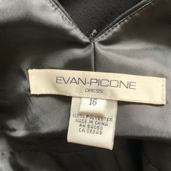 Evan-Picone Dress Black Evening Dress - Picture 11 of 13